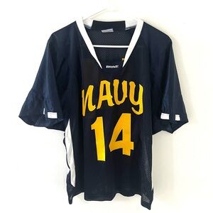 Vintage Brine Reign On Navy Midshipman Football Jersey, Size: Large